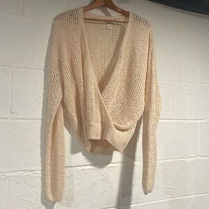 Open knit billabong sweater